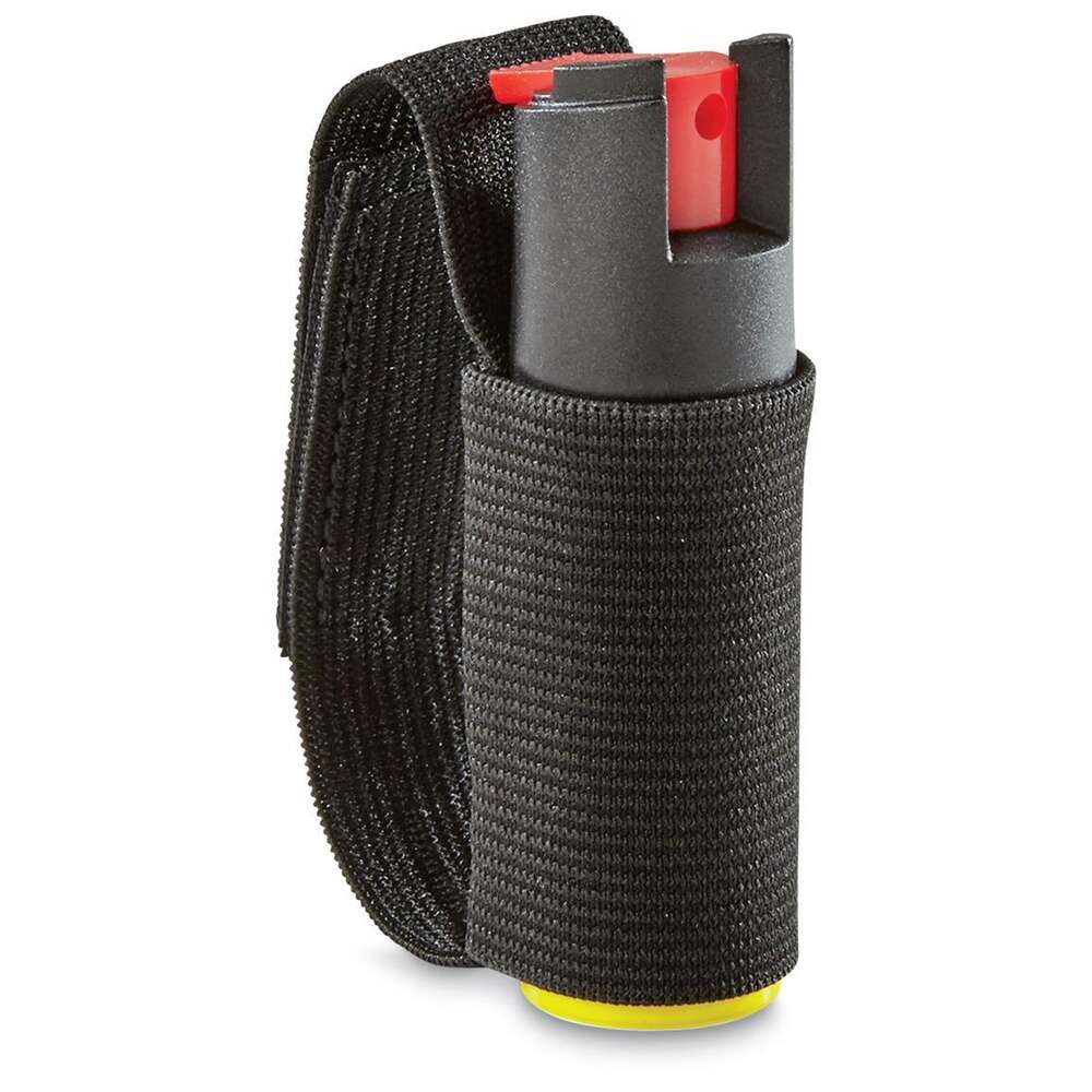 Non Lethal Defense Personal Security Products Ready Series 1/2 OZ. PEPPER SPRAY JOGGER UNIT W/ADJUSTABLE ELASTIC STRAP • Model: Ready Series